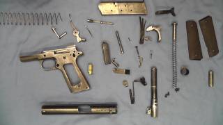 1911 Pistol No Tools Detail Strip [upl. by Swanhilda209]