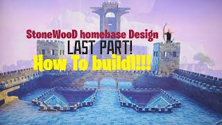 قلعة ستوونوود  stone wood castle last part  how to build [upl. by Boone]