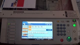 How to Scan using RICOH Copier [upl. by Atterehs]