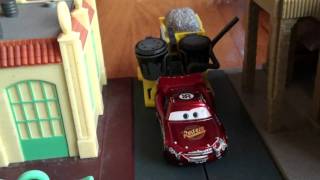 Pixar Cars  Bessie pulled by Lightning [upl. by Fahey716]