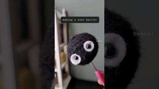 making a soot spritecrochet amigurumi ghibli [upl. by Czarra]