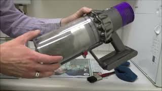 How to clean and maintain the Dyson V10 Cordless Vacuum Cleaner [upl. by Eidas416]