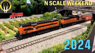 N Scale 2024 Altoona N Scale Weekend Model Railroad Train Show [upl. by Alphonso]