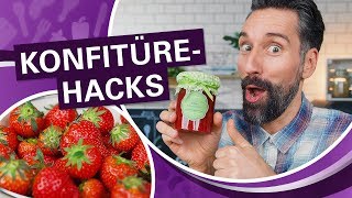 Konfitüre selber machen 🍓Mit diesen Hacks gelingt sie PERFEKT [upl. by Merfe]