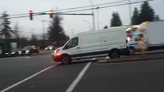 RARE Surrey RCMP LMD ERT Unmarked Van Responding Code 3 in Heavy Traffic [upl. by Rechaba101]