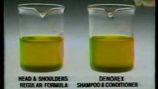 1985 Denorex vs Head and Shoulders [upl. by Eelarbed]