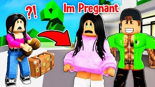 I Got Adopted by ONLINE DATER FAMILY in Roblox Brookhaven [upl. by Anin]