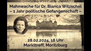 🔴 Live  Moritzburg  Mahnwache für Dr Bianca Witzschel 28022024 [upl. by Ehud856]