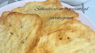 Schiacciatine croccanti al parmigiano [upl. by Luas]