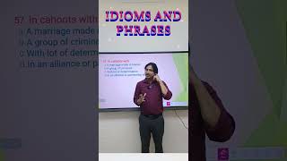 In Cahoots with idiomsphrases english sscpyqenglishgrammarssccglsscgdytshortsshorts [upl. by Enelym]