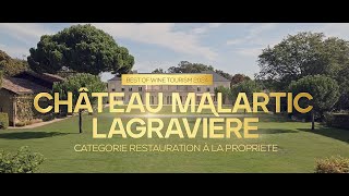 Gold Best Of Wine Tourism 2024 Repas au Château MalarticLagravière for Malartic gastronomic offer [upl. by Iain931]