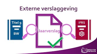 Externe verslaggeving  Bedrijfseconomie [upl. by Nnahtur]