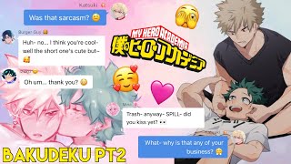 BAKUDEKU AUCTION PT2 🧡💚  BakuDeku day trip date  MHA Texting Story [upl. by Herr]