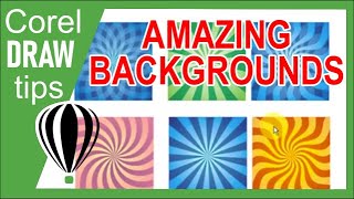 Creating a distinguishing background in CorelDraw [upl. by Yar]