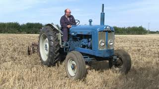 FORDSON NEW PERFORMANCE SUPER MAJOR AND PETTIT DISC HARROW [upl. by Akerley]