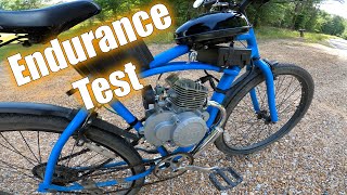 Bullet Train Motorized Bike Endurance Test [upl. by Eeldarb7]