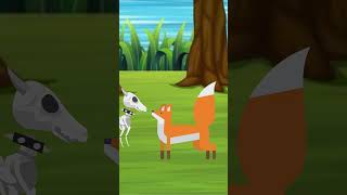 Moti And Fox  Cartoon animal  cartoonanimal  Story [upl. by Lorri144]