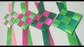 How to make Ketupat ribbons for Raya cards [upl. by Udall]