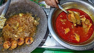 Rs50 मे Mutton Chaap और PulaoRs25 मे Chicken और Rs15 मे FishPatna Street FoodZaika Patna Ka [upl. by Eelanaj928]