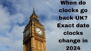 When the clocks go back  Time change in Britain  his landmark will still be wrong [upl. by Marnia143]