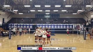 2024 Yorba Linda High School Girl’s Varsity Volleyball CIF Div 2 102324 YLHS vs Newport Harbor [upl. by Warchaw]