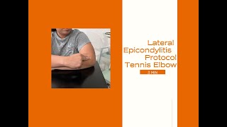 Lateral Epicondylitis Protocol [upl. by Nivad]