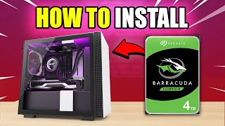 A Beginners Guide How to Install a Hard Drive in a PC [upl. by Ecnerrat]