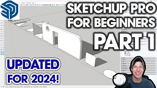 Getting Started with SKETCHUP PRO in 2024 Part 1  BEGINNERS START HERE [upl. by Irol632]