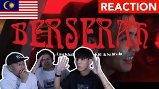 Killa Driz LastKhalif  Berserah Official Lyric Video ft AKid Sabbala  MALAYSIAN REACTION [upl. by Rosemare476]