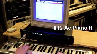 Roland S550 factory library demo 1 [upl. by Viking154]