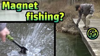 Magnet fishing  oder doch eher Eisfischen №203 [upl. by Fasa]