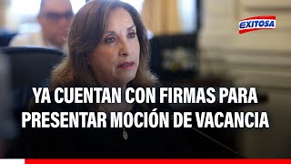 🔴🔵Dina Boluarte Perú Libre afirma que ya cuenta con las firmas para presentar moción de vacancia [upl. by Onitsirc]