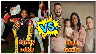 funnymike family vs the Rush fam from youngest to oldest 2023 [upl. by Akihsan]