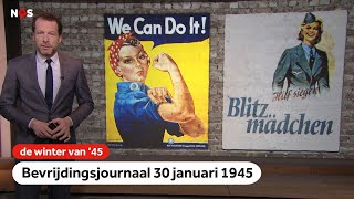 Vrouwen houden de oorlogsindustrie draaiende  Bevrijdingsjournaal  30 januari 1945 [upl. by Saied]