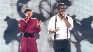 HDDK X Factor 2012 Nicoline Simone amp Jean Michel  Somersault I Got You On Tape Liveshow 2 [upl. by Oby]