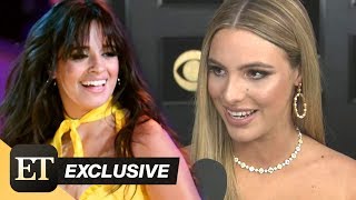 Lele Pons Hints at New Camila Cabello Collab at the GRAMMYs Exclusive [upl. by Ydeh894]