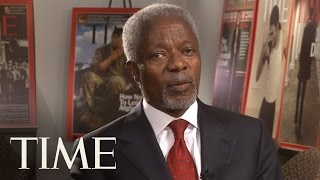 TIME Magazine Interviews Kofi Annan [upl. by Elleinnod]