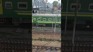 Green Line Express Departure Rawalpindi Railway station viral [upl. by Islaen]