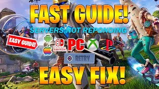 Why Fortnite Servers Is Down How to fix Fortnite Update Servers Down Offline Season 5 Update [upl. by Marlen808]