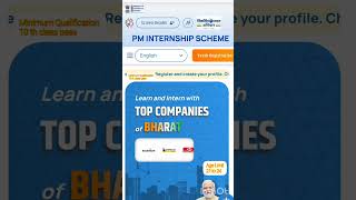 PM Internship Scheme 2024 Indians Top 500 Companys Internship  class 10th pass [upl. by Giacopo144]