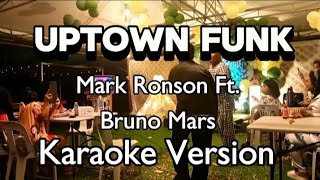 UPTOWN FUNK  Mark Ronson Ft Bruno Mars  Karaoke Version [upl. by Rehpotirhc]