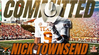 BREAKING 4Star TE Nick Townsend COMMITS to Texas  Longhorns Football  Recruiting News [upl. by Phina]