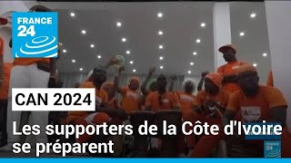 CAN 2024 en Côte dIvoire les supporters des Eléphants se préparent pour la fête • FRANCE 24 [upl. by Divad]