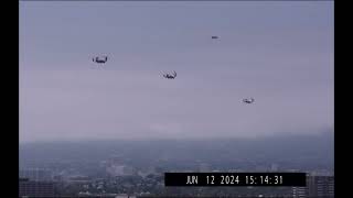 UFOUAP Dragons Flying Around With VIP In Los Angeles CA June 14 2024 Robert Shiepe [upl. by Eerual]