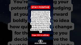 Stay Positive  Manifestation Affirmations  shorts lawofattraction spirituality affirmation [upl. by Novehs]