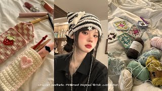 Crochet ideasstyles Pinterest inspired  Tiktok compilation💗🧶 [upl. by Ylac]