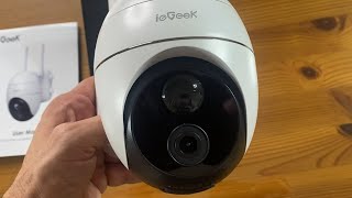 Security Camera Outdoor Wireless WiFi 360° PTZ Camera ieGeek [upl. by Malinin922]