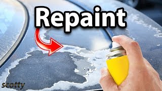 How to Repaint Faded Car Paint [upl. by Hnaht]