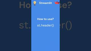 3 Streamlit tutorial St header [upl. by Nnahgaem]