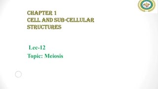 Meiosis Reduction division  Stages of Meiosis  Errors in Meiosis [upl. by Row267]